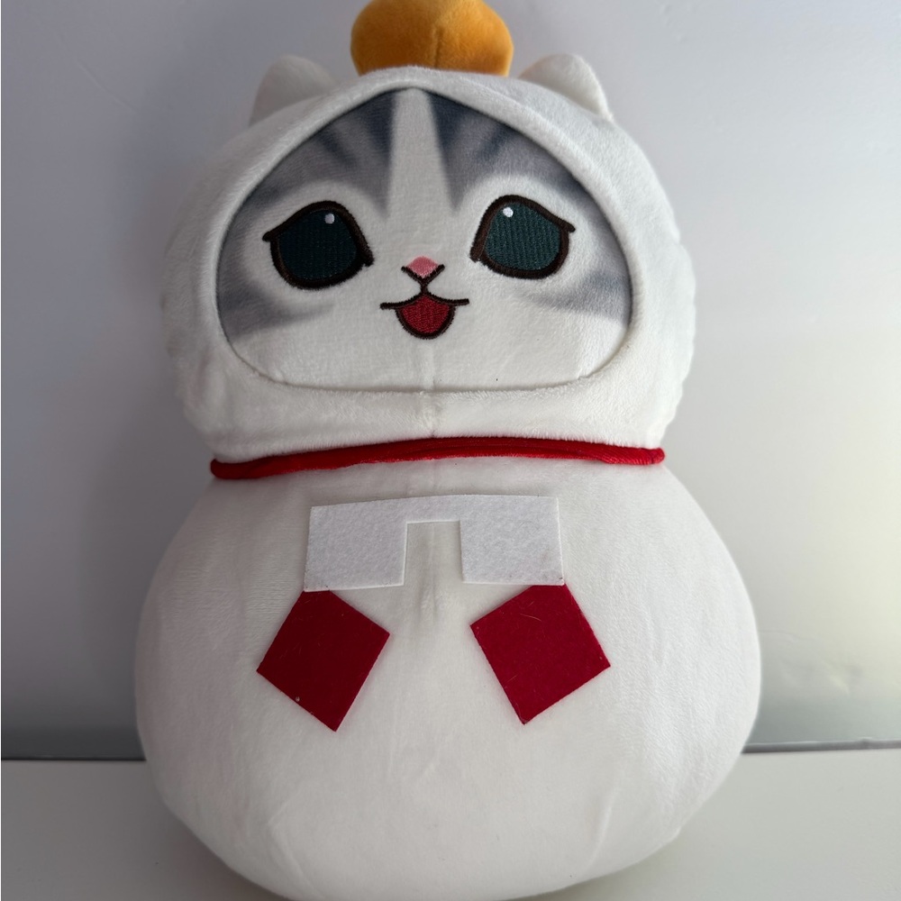 Mofusand - 13” Kagami Mochi Plush Gray - New Year Japan